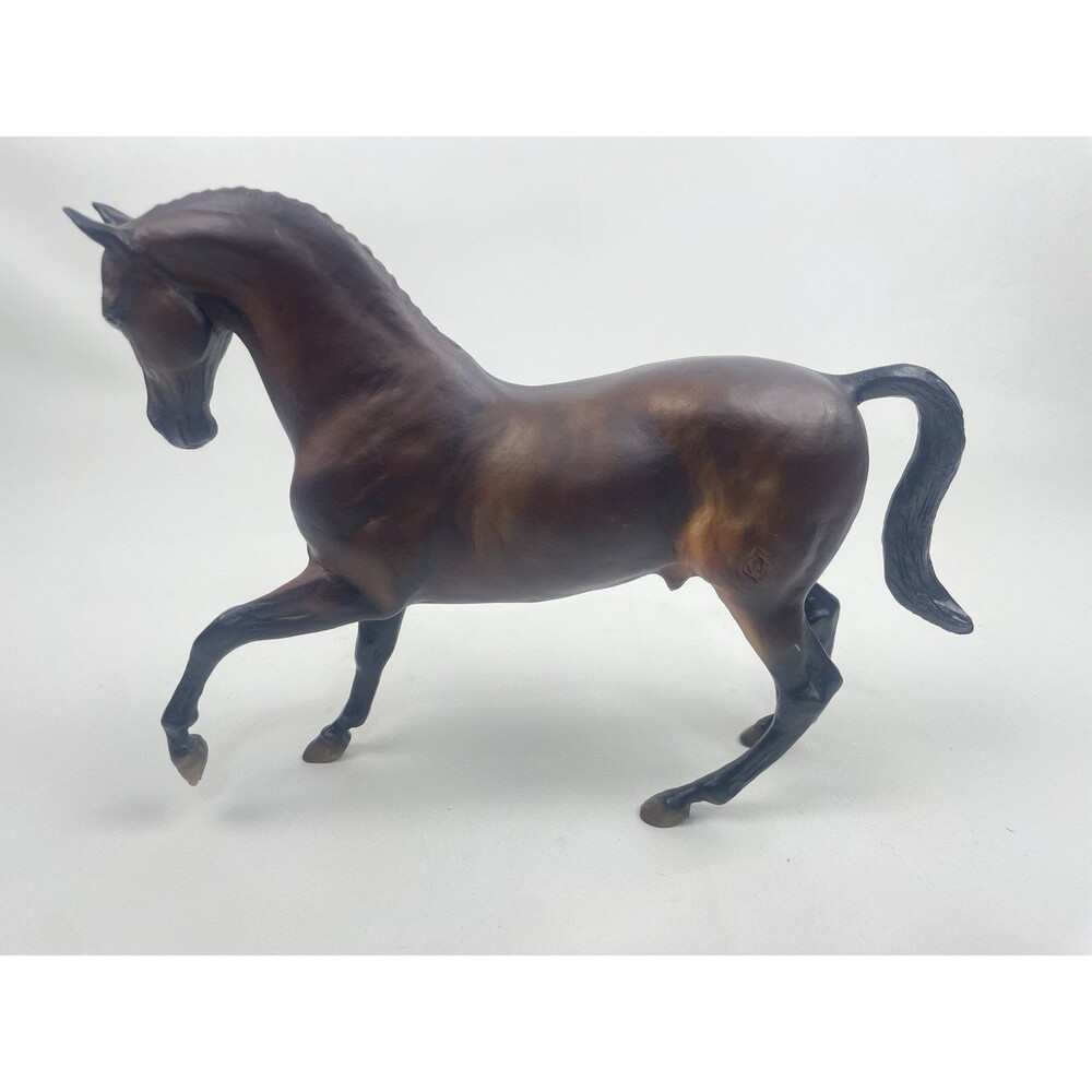Breyer Reeves Traditional Bay Horse Model 11” Figure Braided Mane Vintage